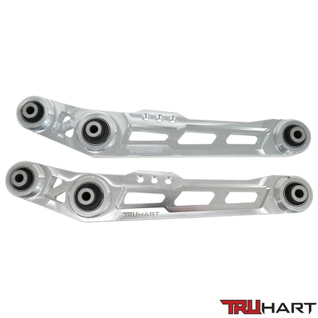 Rear Lower Control Arms Polished For 90-01 Acura Integra 88-95 Honda Civic 88-91 Honda CRX TruHart