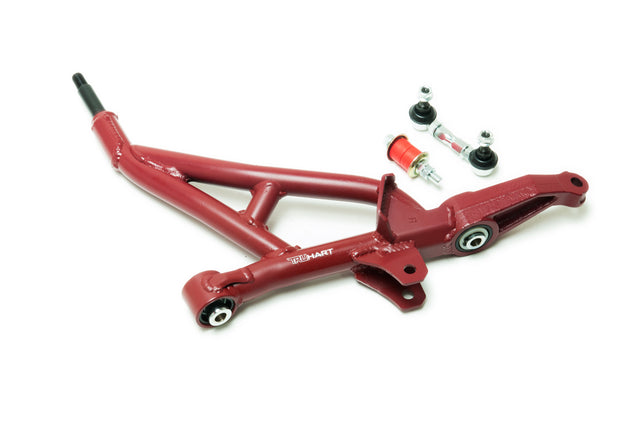 Front Lower Control Arms Plus Endlinks W/ Pillowball Red For 94-01 Acura Integra 92-95 Honda Civic TruHart