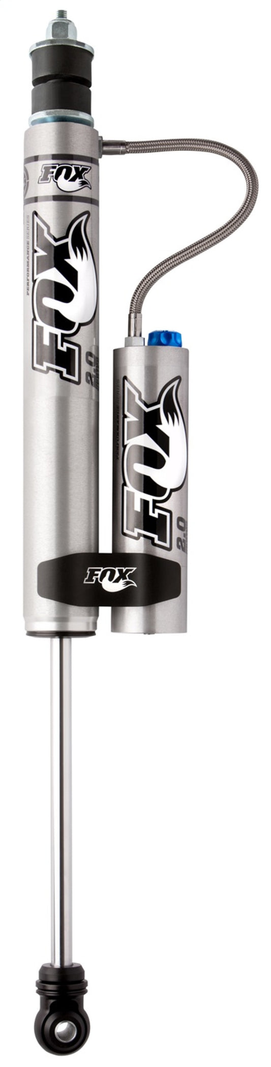 Fox 2.0 Factory Series 14.1in. Smooth Body Res. Shock w/CD Adj. / Std Travel / Eyelet Ends - Black