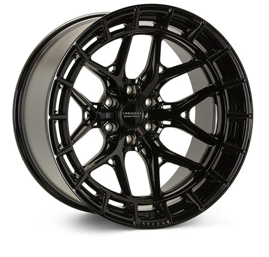 Vossen HFX-1 22x12 / 8x180 / ET-44 / Ultra Deep / 124.3 CB - Gloss Black Wheel