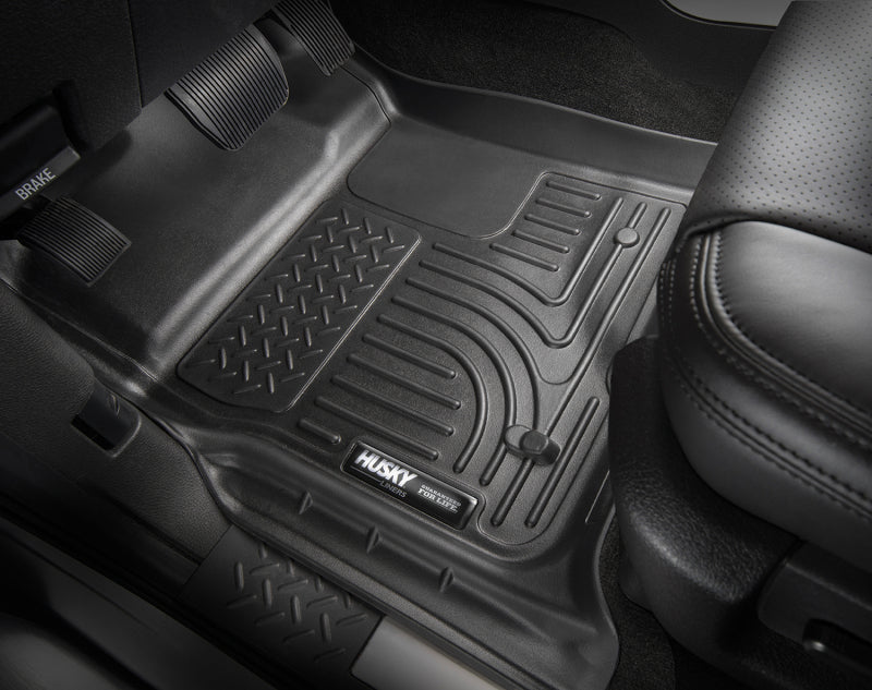 Husky Liners 2015 GM Escalade/Tahoe/Yukon WeatherBeater Black 3rd Seat (Bucket 2nd) Floor Liner