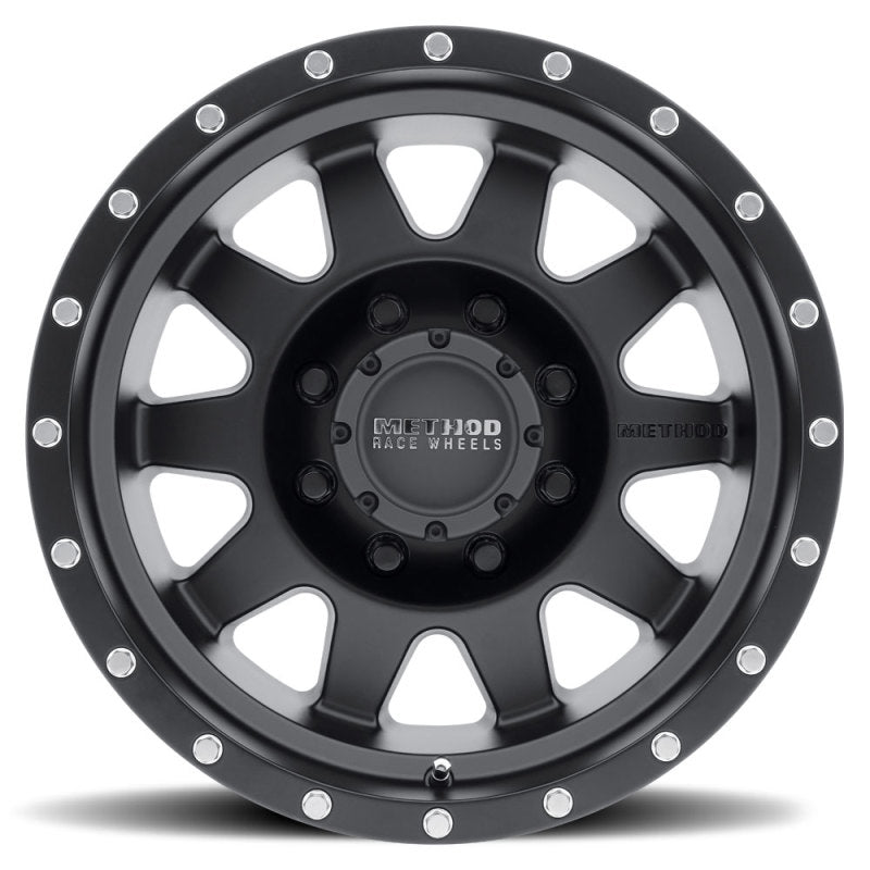 Method MR301 The Standard 16x8 0mm Offset 8x6.5 130.81mm CB Matte Black Wheel