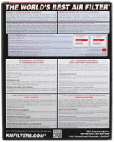 K&N 2014 Smart Fortwo L3-0.9L F/I Replacement Drop In Air Filter