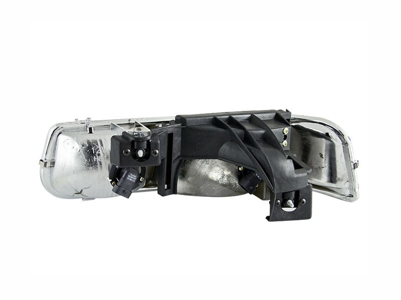 ANZO 1999-2002 Chevrolet Silverado 1500 Crystal Headlights Chrome