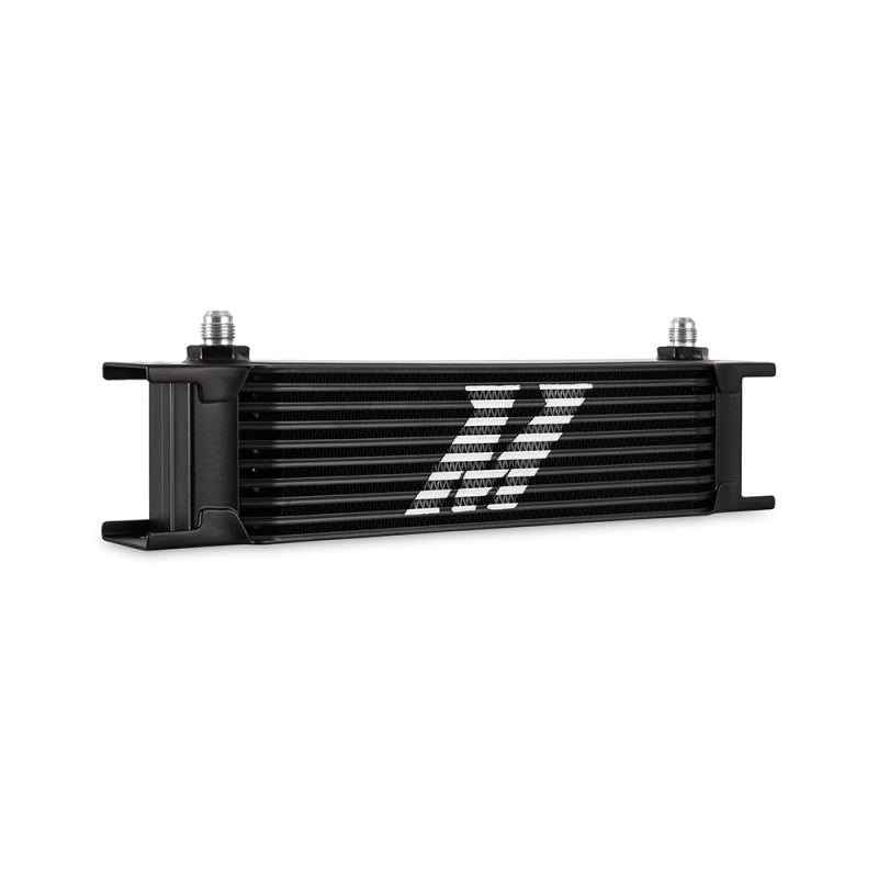 Mishimoto Universal - 6AN 10 Row Oil Cooler - Black