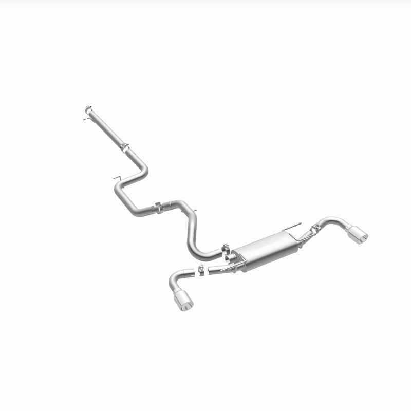 MagnaFlow 10-12 Mazda 3 L4 2.5L Hatchback Split Rear Exit Stainless Cat Back Performance Exhaust