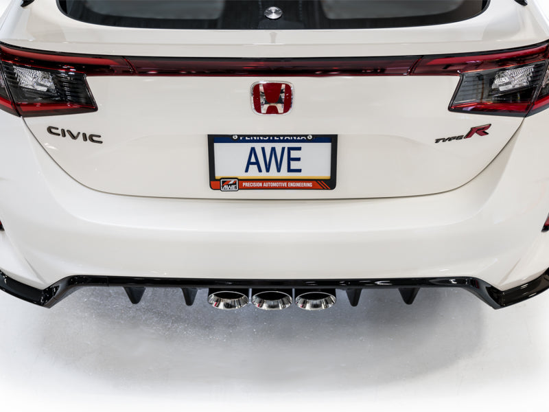 AWE Tuning 2023 Honda Civic Type R FL5 Track Edition Exhaust w/ Triple Chrome Silver Tips