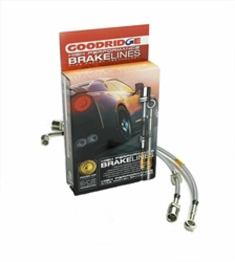 Goodridge 13-17 Porsche Boxster / 14-17 Porsche Cayman Stainless Steel Brake Line Kit