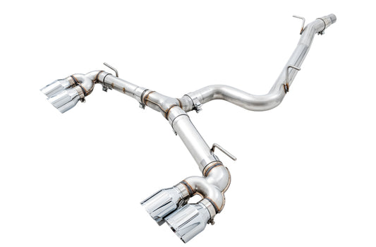 AWE Tuning Mk7 Golf R Track Edition Exhaust w/Chrome Silver Tips 102mm