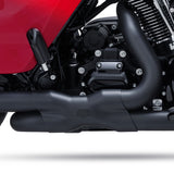 Vance & Hines HD Dresser 09-16 Power Duals Black PCX Header Exhaust