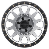 Method MR305 NV 17x8.5 0mm Offset 6x135 94mm CB Machined/Black Street Loc Wheel