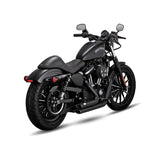 Vance & Hines HD Sportster 14-22 Shortshots Staggered Black Full System Exhaust