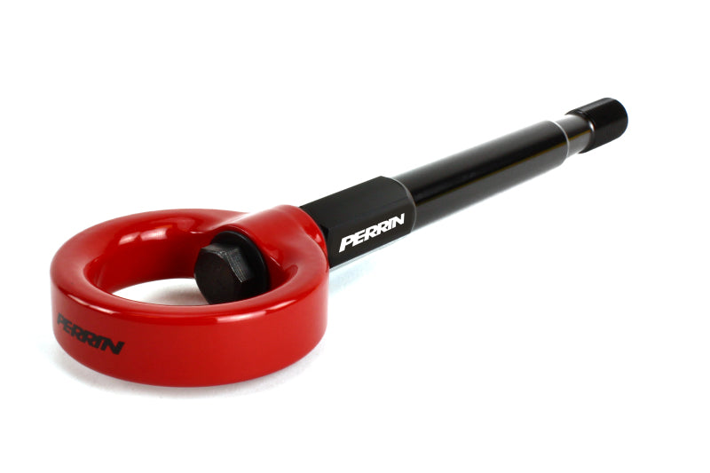 Perrin 13-20 & 2022 Subaru BRZ / 13-16 Scion FRS / 17-20 Toyota 86 Tow Hook Kit (Rear) - Red