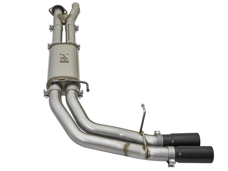 aFe POWER Rebel Series 3in 409 SS Cat Back Exhaust w/ Black Tips 17 Ford F-150 Raptor V6-3.5L