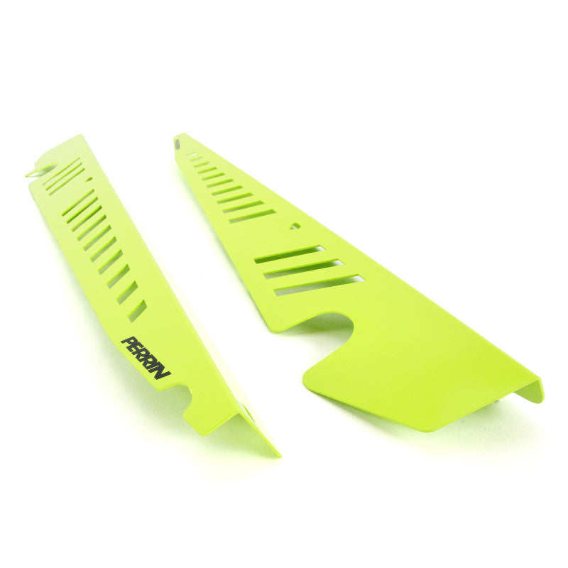 PERRIN 2015+ Subaru WRX/STI Fender Shroud Set - Neon Yellow
