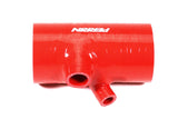 PERRIN 2022+ Subaru WRX Red 3in Turbo Inlet Hose w/ Nozzle (Short)
