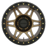 Method MR106 Beadlock 17x9 -44mm Offset 6x5.5 108mm CB Method Bronze w/BH-H24125 Wheel