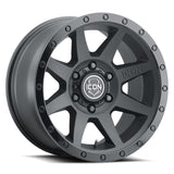 ICON Rebound 18x9 6x5.5 0mm Offset 5in BS 106.1mm Bore Double Black Wheel