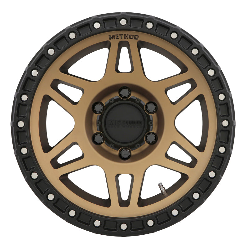 Method MR312 17x8.5 0mm Offset 6x5.5 106.25mm CB Method Bronze/Black Street Loc Wheel