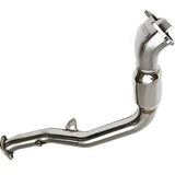 Invidia 05+ AT LGT Polished Divorced Waste Gate Downpipe with High Flow Cat