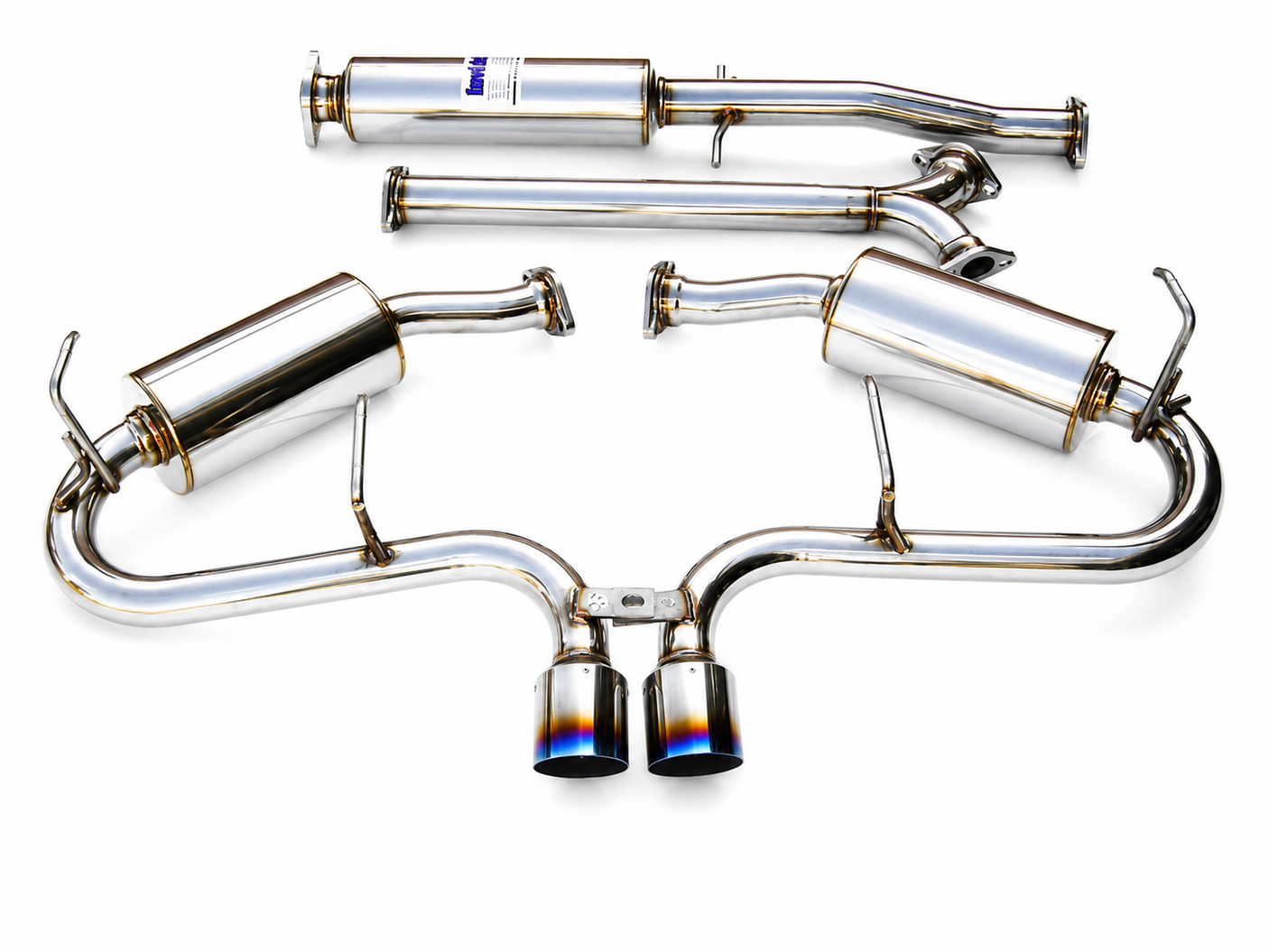Invidia 05-06 Mini Cooper S 60mm (80mm tip) Titanium Tip Cat-back Exhaust *OVERSIZE SHIPPING*