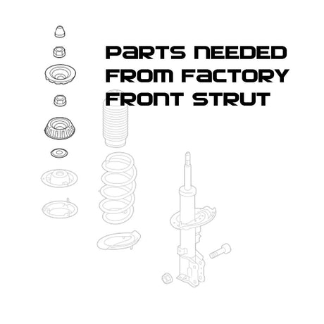 Kia Rio (SC) 2018-2023 Godspeed Mono-SS coilover kit