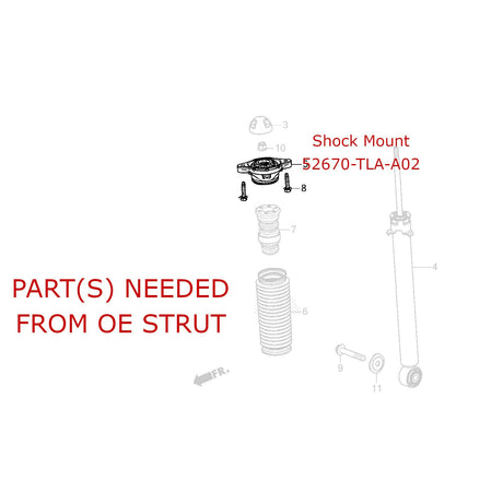 Honda CR-V (RW1/2/5/6) 2017-2022 Godspeed Mono-SS coilover kit