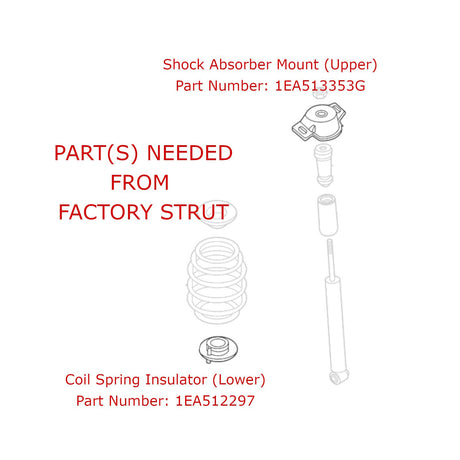 Audi Q4 e-tron / Q4 Sportsback e-tron (F4) 2022-2025 Lowering Kit Godspeed Mono-SS coilover kit