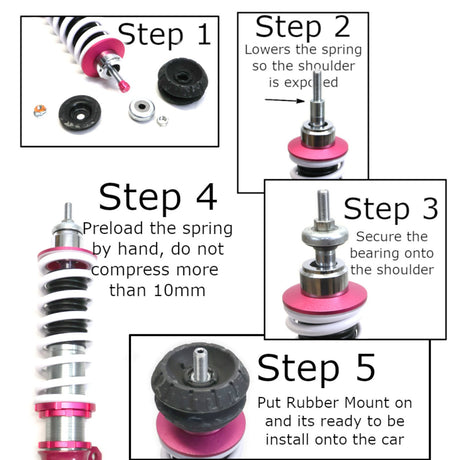 Honda Fit (GD) 2007-2008 Godspeed Mono-SS coilover kit