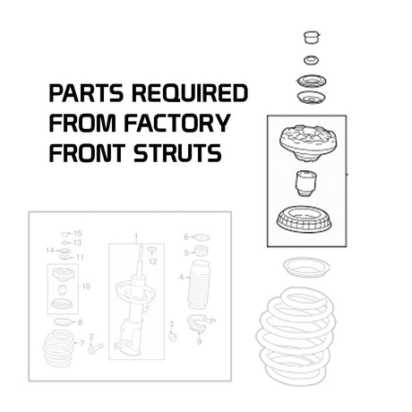 Chevrolet Impala 2014-2020 Godspeed Mono-SS coilover kit