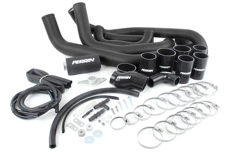 PERRIN 02-07 Subaru WRX/STI Front Mount Intercooler Boost Tube Kit - Black