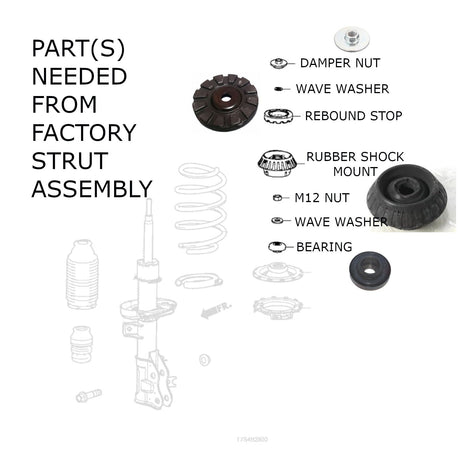 Rev9 Hyper-Street II Coilovers for Honda Fit 15-19 (GK) - product view 9