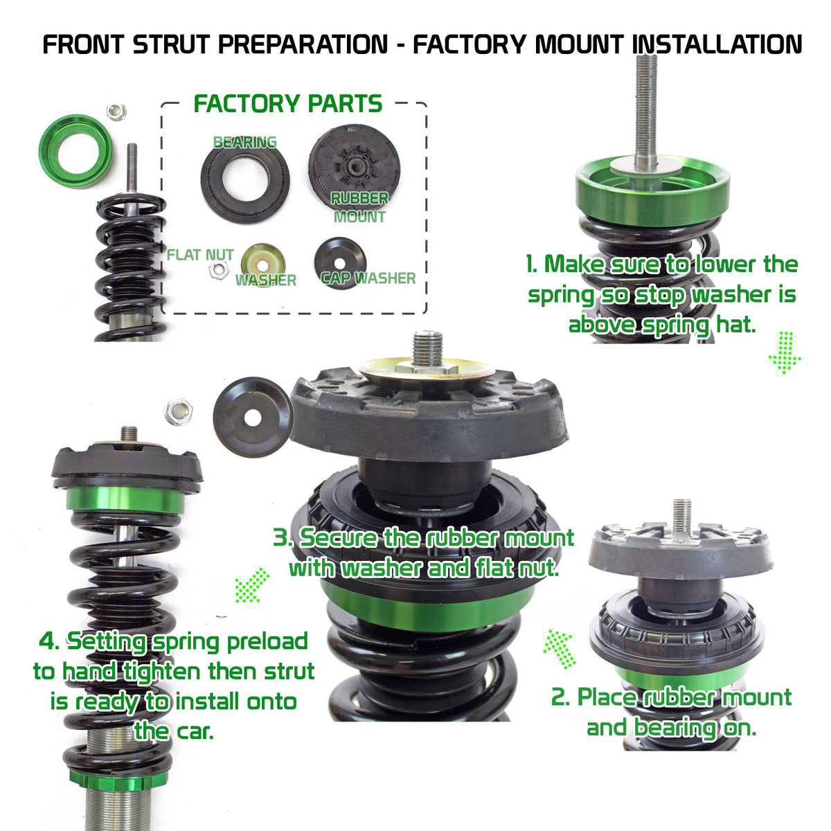 Rev9 Hyper-Street II Coilovers for Chevrolet Camaro 10-15 - product view 7
