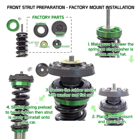 Rev9 Hyper-Street II Coilovers for Chevrolet Camaro 10-15 - product view 7