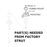 Rev9 Hyper-Street II Coilovers for Audi A6 (C6) FWD / Quattro 07-11 - product view 7