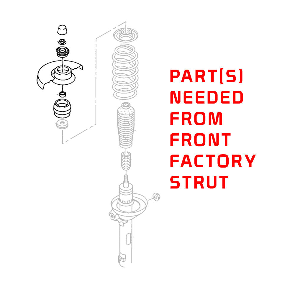 Rev9 Hyper-Street II Coilovers for Audi Tt (8N) 00-06 FWD - product view 7