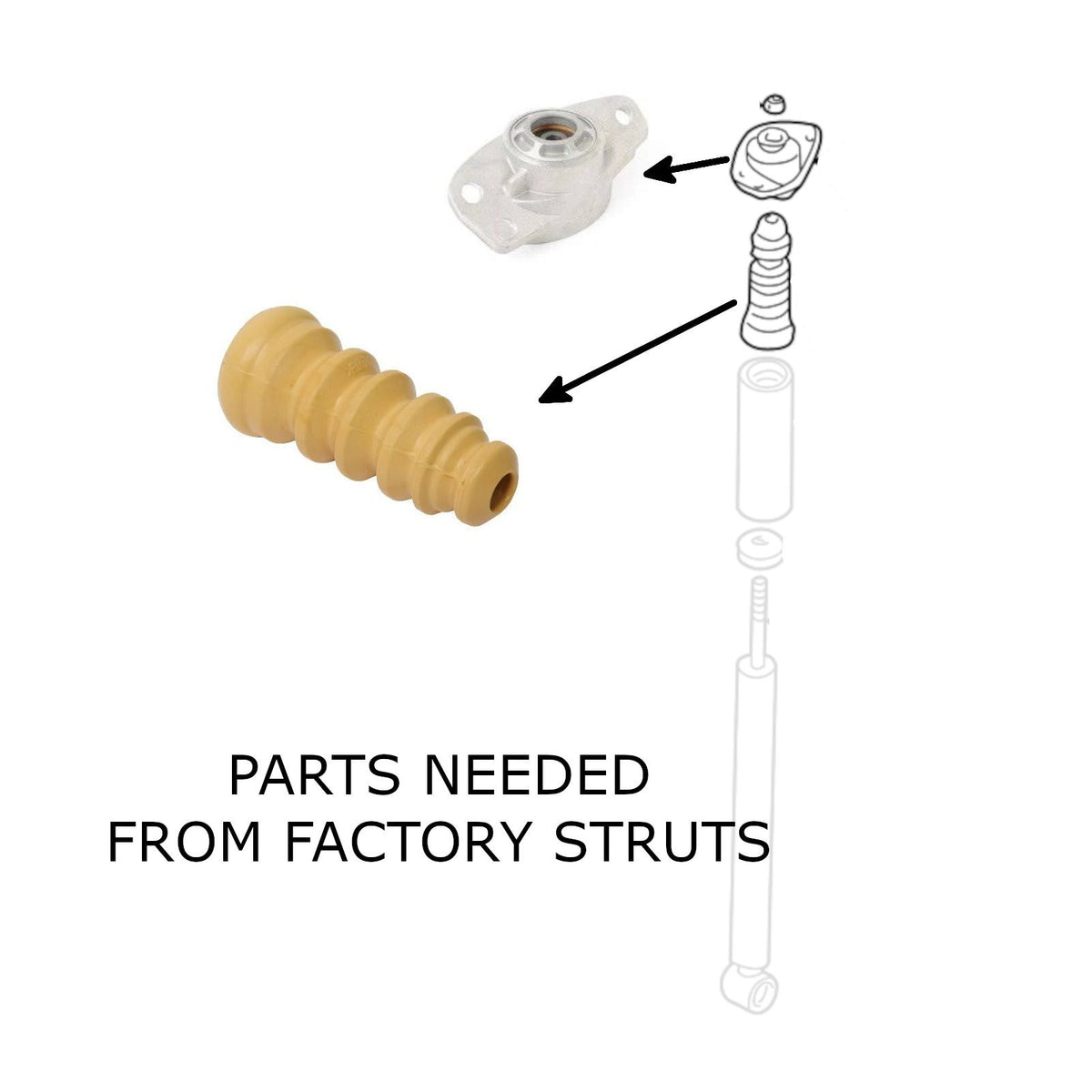 Rev9 Hyper-Street II Coilovers for VW Gti (MK8) 22+ (54.5MM) - product view 6