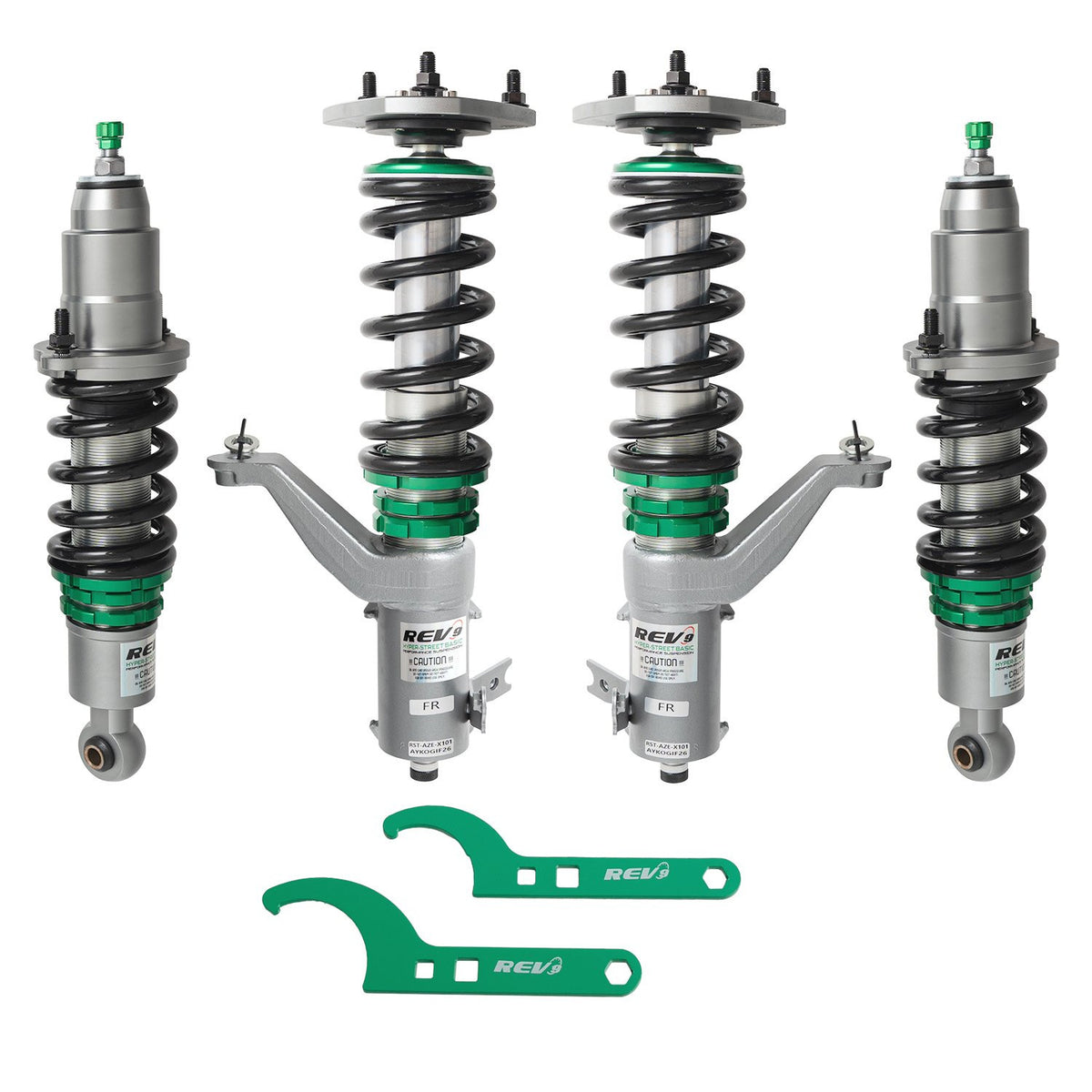 Rev9 Hyper-Street 3 V2 Coilovers for Honda Civic (EM2) 01-05 - product view 1