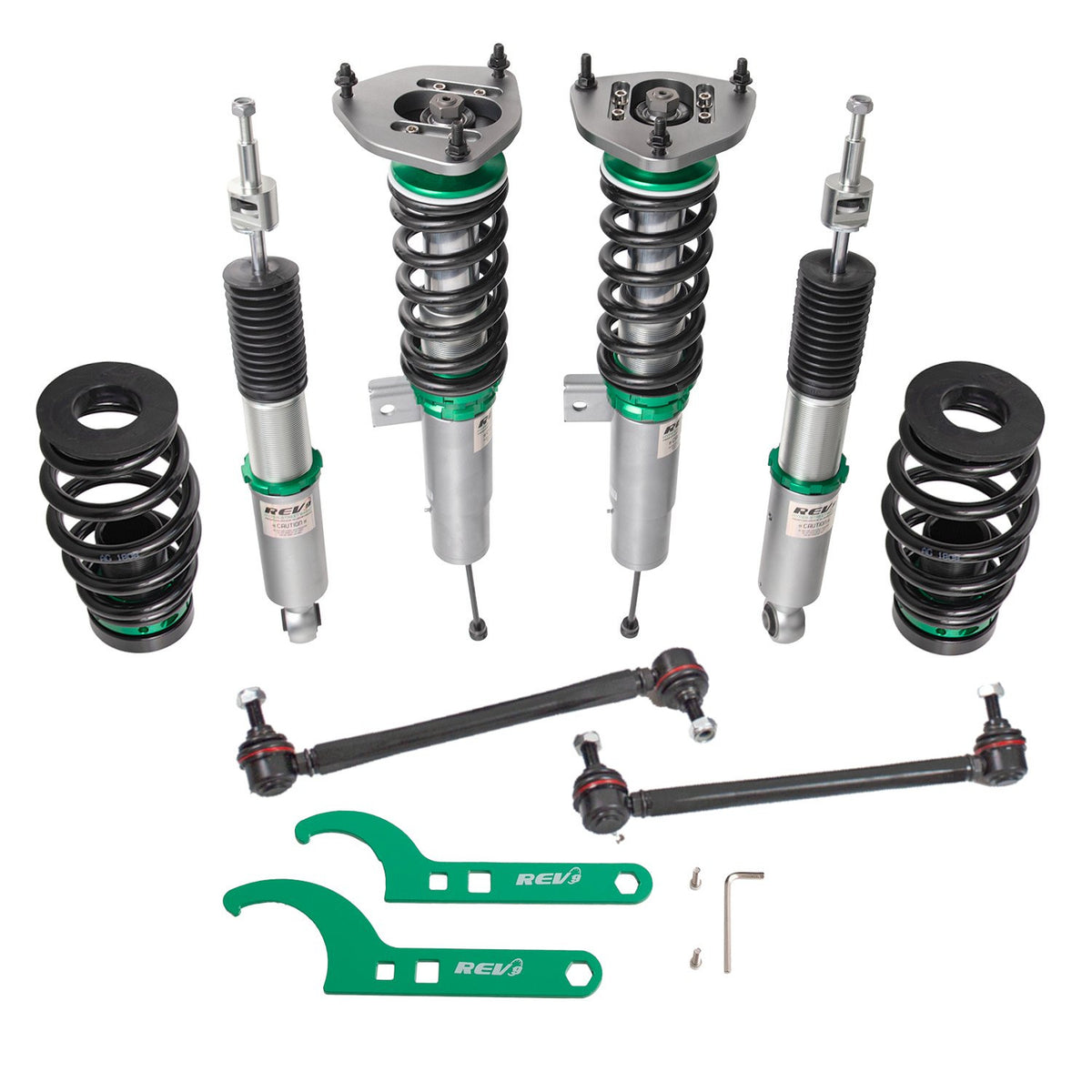 Rev9 Hyper-Street 3 V2 Coilovers for Volkswagen Beetle (A5) 12-19 (54.5MM FLM) - product view 1
